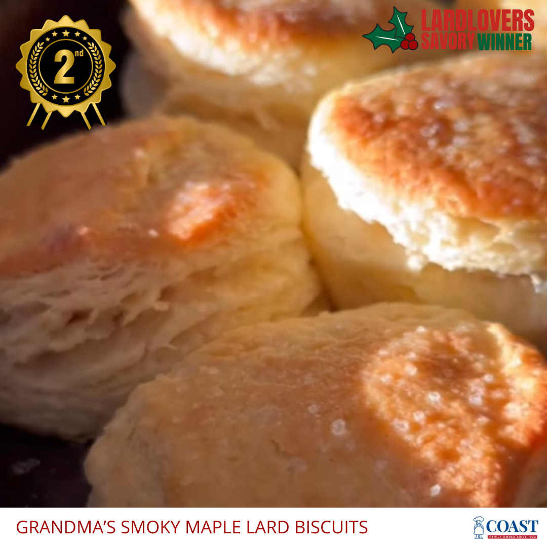 Grandma’s Smoky Maple Lard Biscuits