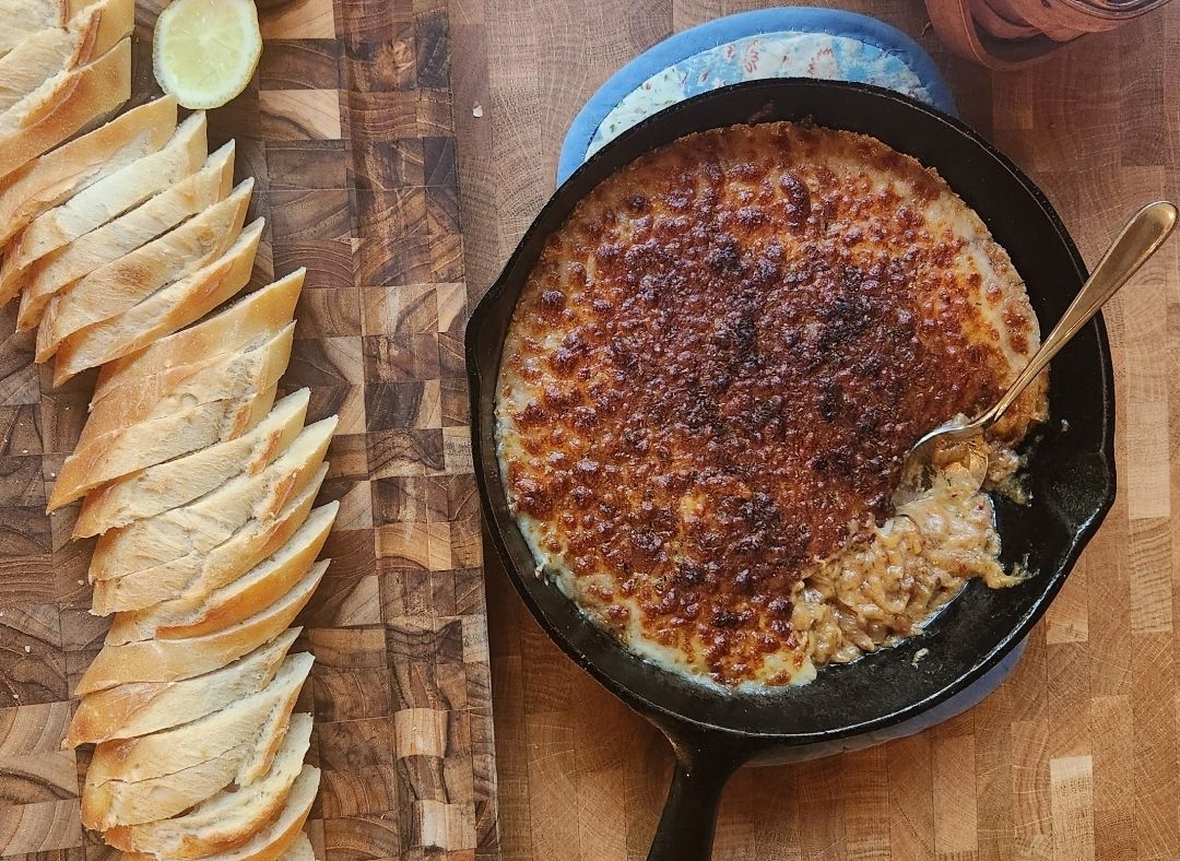 Gruyere and Caramelized Onion Party Dip